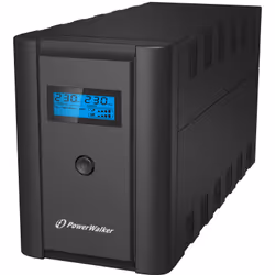 PowerWalker VI 1200 LCD/IEC, Line-Interactive, 1.2 kVA, 600 W, Sine, 170 V, 280 V