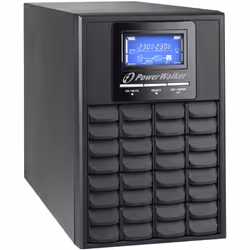 PowerWalker VFI 1000C LCD uninterruptible power supply (UPS) Double-conversion (Online) 1 kVA 800 W 3 AC outlet(s)