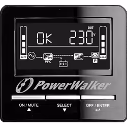 PowerWalker VI 3000 CW uninterruptible power supply (UPS) Line-Interactive 3 kVA 2100 W 8 AC outlet(s) - Additional view 4