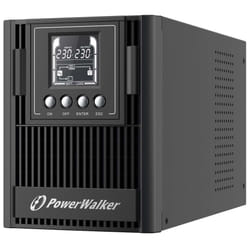 PowerWalker VFI 1000 AT UK uninterruptible power supply (UPS) Double-conversion (Online) 1 kVA 900 W 2 AC outlet(s)
