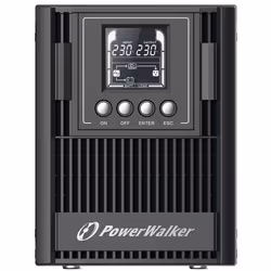 PowerWalker VFI 1000 AT UK uninterruptible power supply (UPS) Double-conversion (Online) 1 kVA 900 W 2 AC outlet(s)
