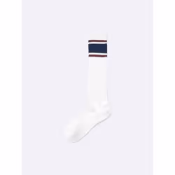 Gu By Uniqlo High Socks  Line  +e - 69 NAVY/2527cm