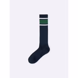 Gu By Uniqlo High Socks  Line  +e - 69 NAVY/2527cm