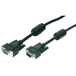 LogiLink 3m VGA M/F VGA cable VGA (D-Sub) Black