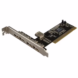 LogiLink 4+1-port USB 2.0 PCI Card. Host interface: PCI. Output interface: USB 2.0. Certification: ROHS. FCC. CE. Chipset: VI ...