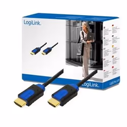 LogiLink Cable HDMI 1.3b, 2 m, HDMI Type A (Standard), HDMI Type A (Standard), Black