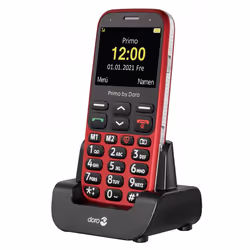 Doro Primo 368, Bar, Single SIM, 5.84 cm (2.3"), 3 MP, 1000 mAh, Black, Red