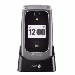 Doro Primo 418, Flip, 7.11 cm (2.8"), 3 MP, Bluetooth, 1000 mAh, Graphite