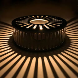 Creano Black Design Stainless Steel Tea Warmer with Tea Light Holder - Tea Cosy - Stable Not Rattling - Rechaud Suitable for All Teapots