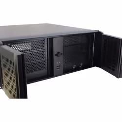 Inter-Tech 4U-4098-S Rack Black - Additional view 6