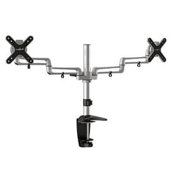 PureMounts 4260134117326 monitor mount / stand 68.6 cm (27") Desk Silver