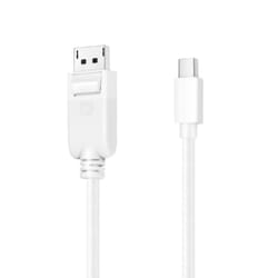 IS1100-015 iSeries Mini DisplayPort Adapter Cable with Precision Connectors White
