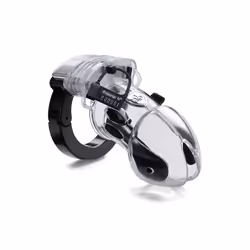 Mystim Pubic Enemy No 1, Penis chastity, Transparent, Plastic, Silicone, 1 year(s), 33 mm, 82 mm