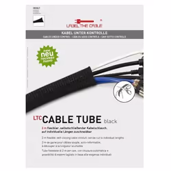 Label-the-cable CABLE TUBE, Polyester, Black, 25 - 40 mm, 2000 mm, 1 pc(s)