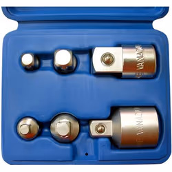 KUNZER 7AAS06 Increasing / Reducing Adapter Set, ratchet 6 1/2, 1/4, 3/8, 3/4 - Additional view 4