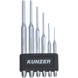 Split Pin Drift Set; KUNZER; 6 2 х 8 х 115 мм, 3 x 8 x 125 mm, 4 x 9,5 x 150 mm, 5 x 9,5 x 165 mm, 6 x 12,7 x 180 mm, 8 x 12, ...