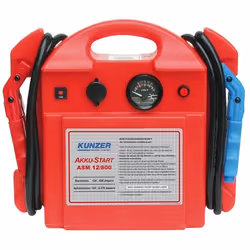 Battery Charger; KUNZER; with jump starter 12 20