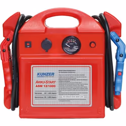 Battery Charger; KUNZER; with jump starter 12 20