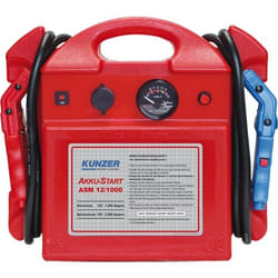 KUNZER ASM 12/1000 Battery Charger with jump starter 12 20