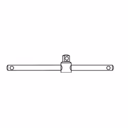 Square Drive Handle; KUNZER; 450 20 (3/4") Chrome Vanadium Steel