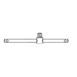 KUNZER 834GG450 Square Drive Handle 450 20 (3/4") Chrome Vanadium Steel