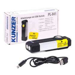 KUNZER PL-041 Hand lamps LED 500 / 250 / 120 3.7 with rechargeable battery, with charger