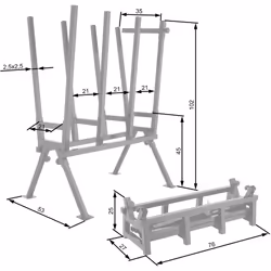 TecTake 400737 sawhorse - Additional view 6