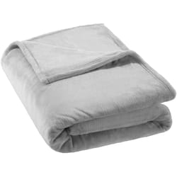 TecTake 400946 throw blanket Polyester Grey