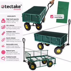 TecTake 400973 camping trolley Green