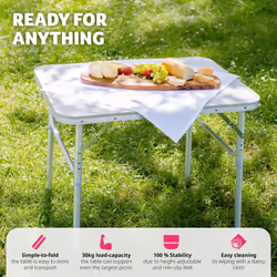 TecTake 401066 camping table Grey - Additional view 4