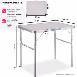 TecTake 401066 camping table Grey - Additional view 6