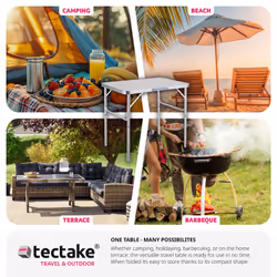 TecTake 401066 camping table Grey - Additional view 7