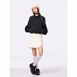 Gu By Uniqlo Slit Scoat+x - 09 BLACK/XS