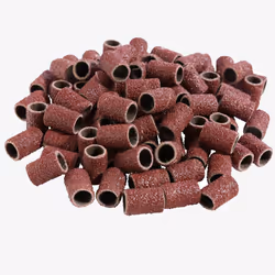 AREBOS 100 Bands Nail | Sanding Grit | Abrasive Caps | Abrasive Belts | Nail Grit 100/120