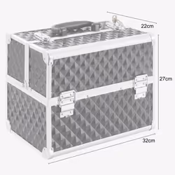 Arebos 4260199751107 makeup/manicure case Black