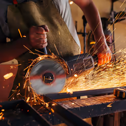 AREBOS 50 Metal Cutting Discs | Stainless Steel Cutting Discs | 115 x 1.2 x 22.23 mm | For Angle Grinder