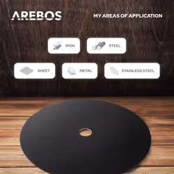 AREBOS 25 Metal Cutting Discs | Stainless Steel Cutting Discs | 230 x 1.9 x 22.23 mm | For Angle Grinder