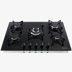Arebos AR-HE-GH70CM Black Built-in 70 cm Gas 5 zone(s)