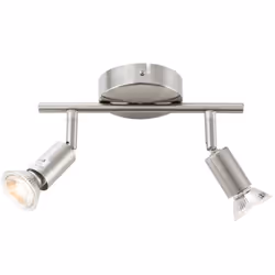 AREBOS LED 6W Retro Ceiling Spotlight Lamp Hallway Light Chrome 2-light Spot