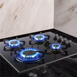 Arebos AR-HE-GH63 Black Countertop 63 cm Gas 4 zone(s) - Additional view 3