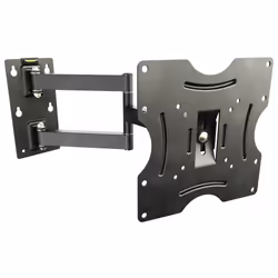 RICOO Monitor Mount Tilt Swivel R02 Wall Bracket Universal LED Curved QLED QE LCD OLED SUHD UHD Flexible Riser Office Adjusta ...