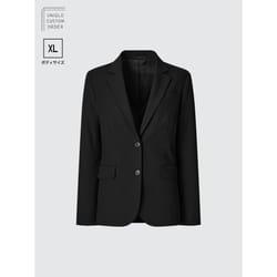 Uniqlo Japan Stretch Tailored Jacket  Set Up  Xl - 09 BLACK/66