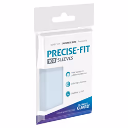ULTIMATE GUARD Precise-Fit Japanese Size, Card sleeve, Transparent, 100 pc(s)
