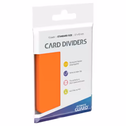 ULTIMATE GUARD Card Dividers, Orange, 10 pc(s)