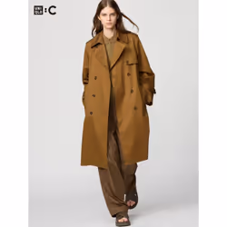 Uniqlo Japan Trench Coat - 34 BROWN/XS