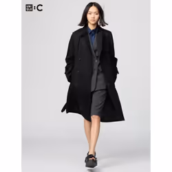 Uniqlo Japan Trench Coat - 34 BROWN/XS