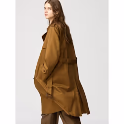 Uniqlo Japan Trench Coat - 34 BROWN/XS