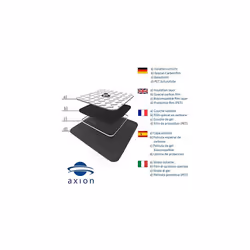 Set of 12 axion electrodes Compatible with SANITAS BEURER Devices 5x5 cm 10x5 cm TENS EMS Pads for electrostimulation Machines 35mm snap Button - Additional view 6