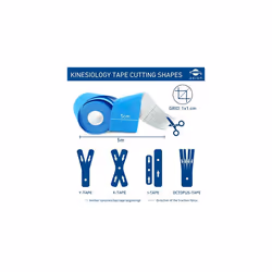 Kinesiology Mixed Set of 3 Units from axion Germany | Different Waterproof Colours | Skin-Friendly Elastic Self-Adhesive Bandage Physio Tape | Ideal
