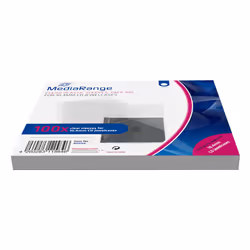 MediaRange BOX04, Sleeve case, 1 discs, Transparent, Plastic, 120 mm, Dust resistant